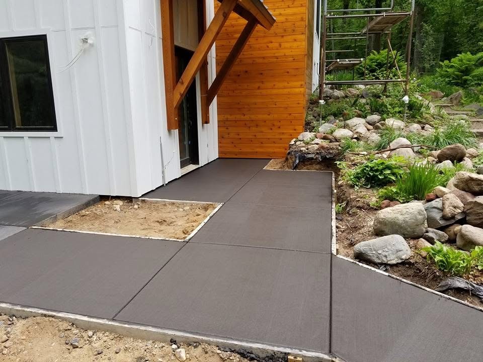 concrete sidewalk