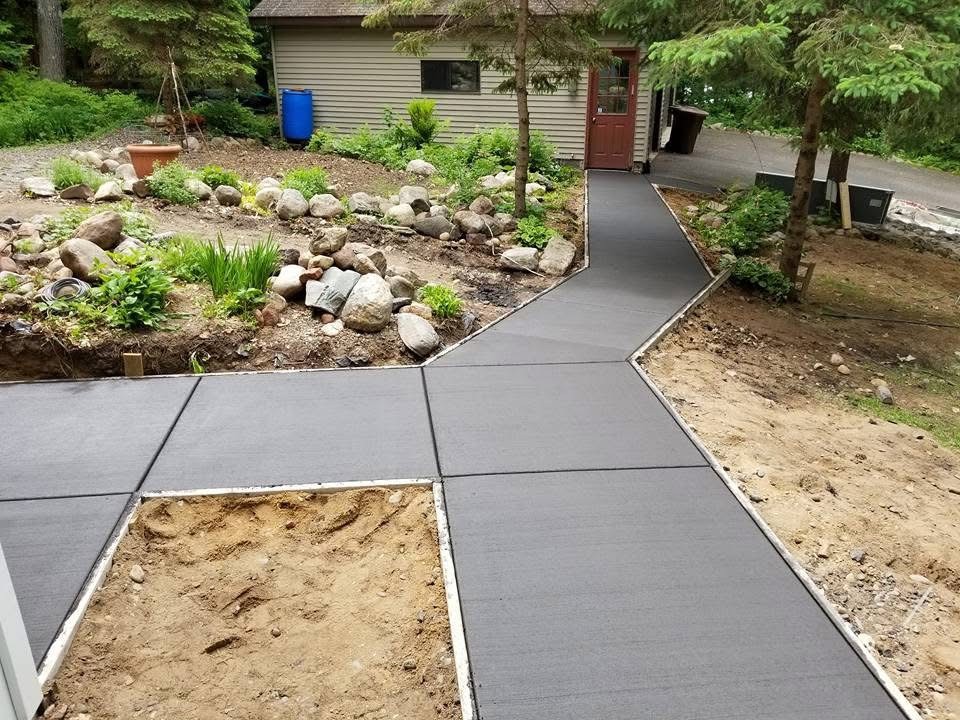 concrete sidewalk