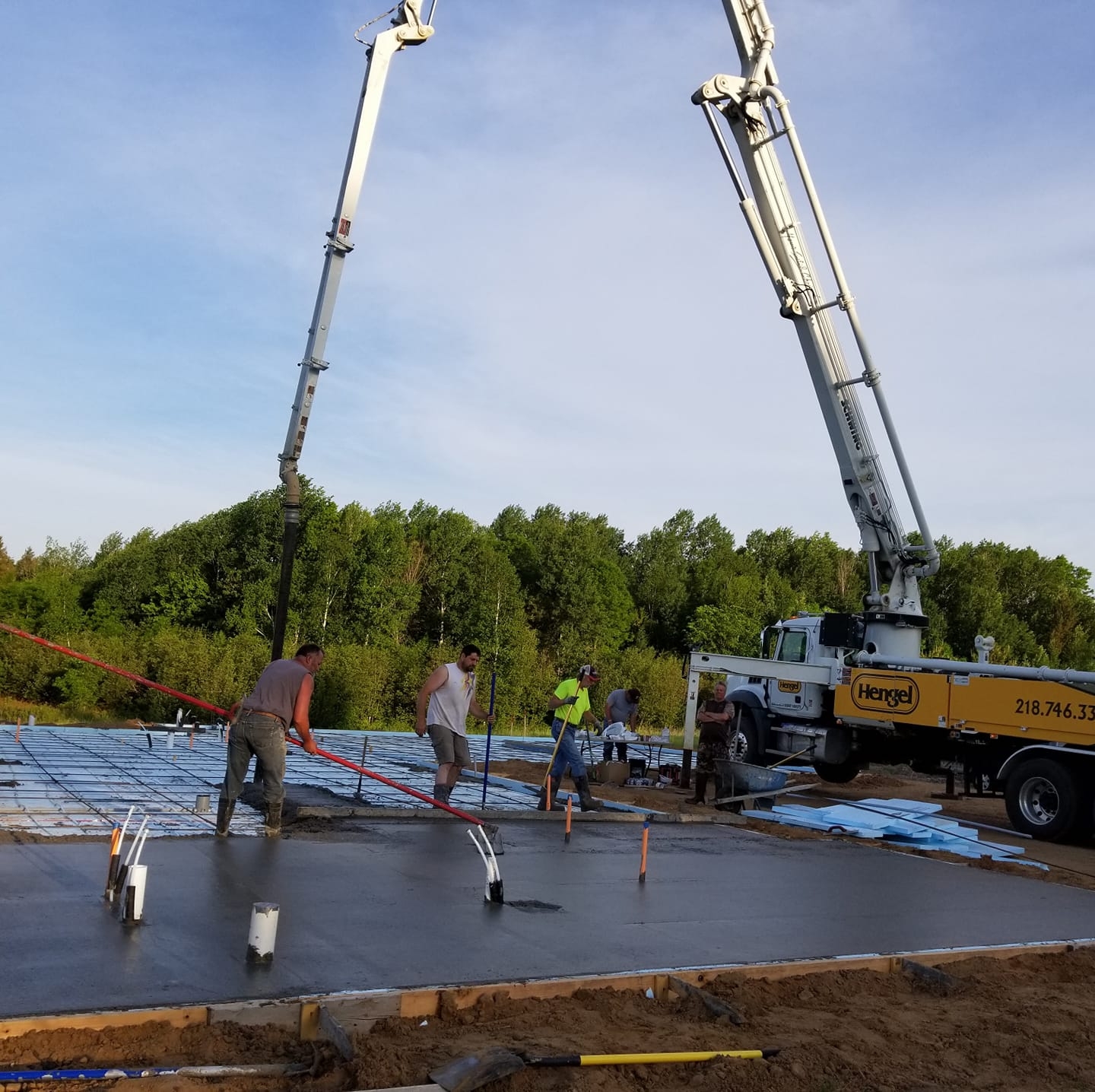 floating concrete slab